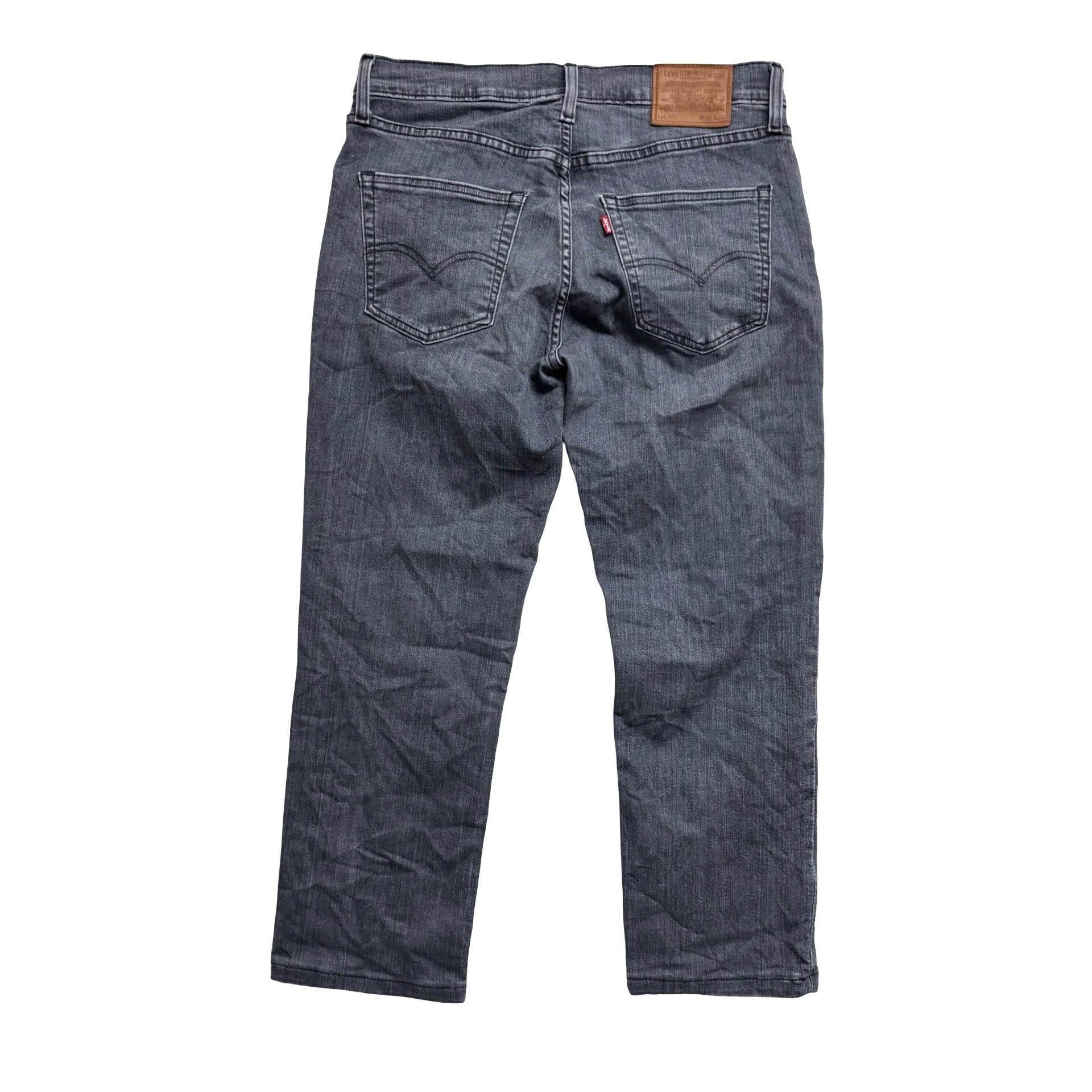 Levis 511 Jeans W33 L25 Mens Grey Slim Fit Stretch Premium Denim (E)