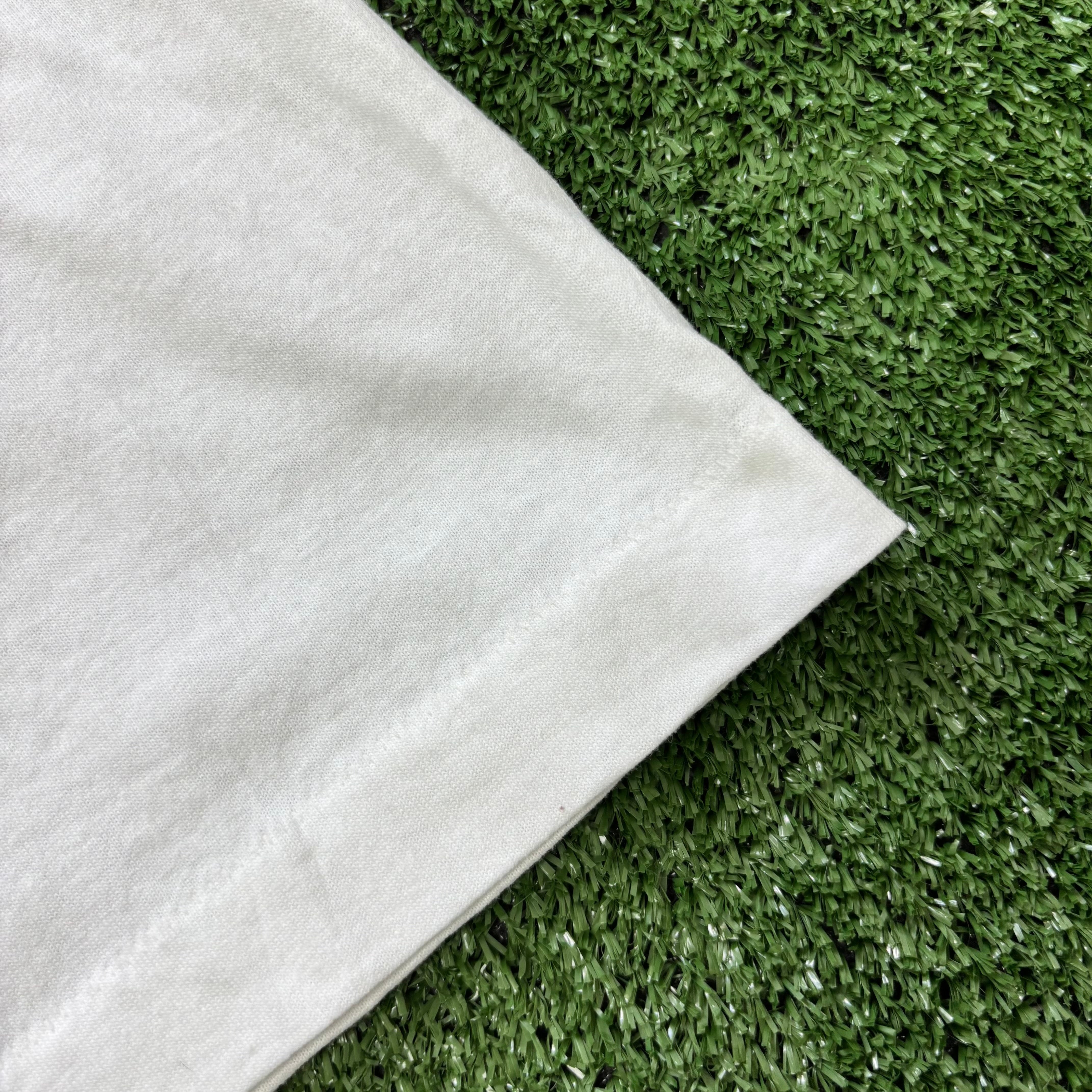 Vintage T Shirt Mens Large White Single Stitch Graphic Print 90s USA Tourist (E)