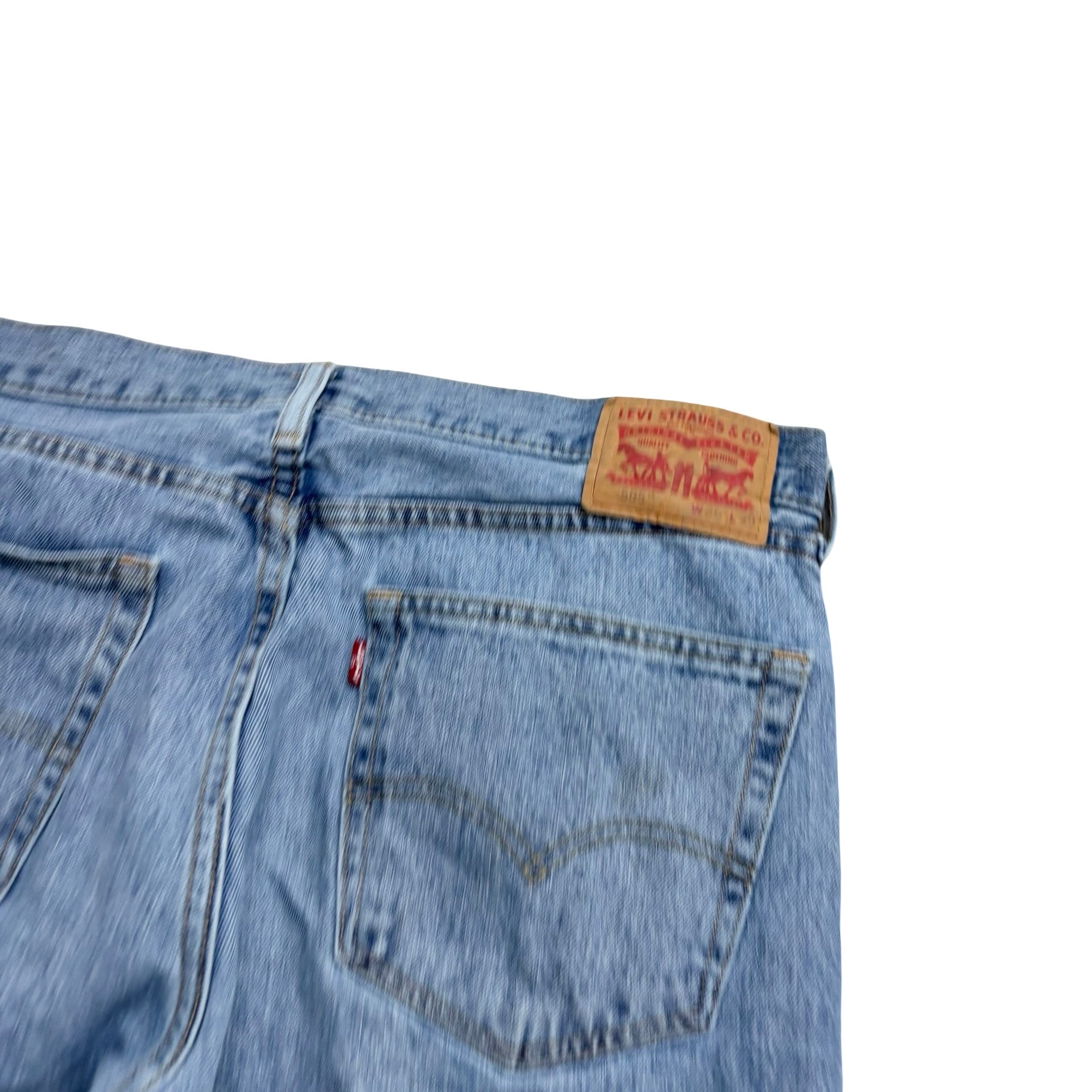 Levis 505 Jeans W36 L29 Mens Light Blue Regular Straight Fit Denim