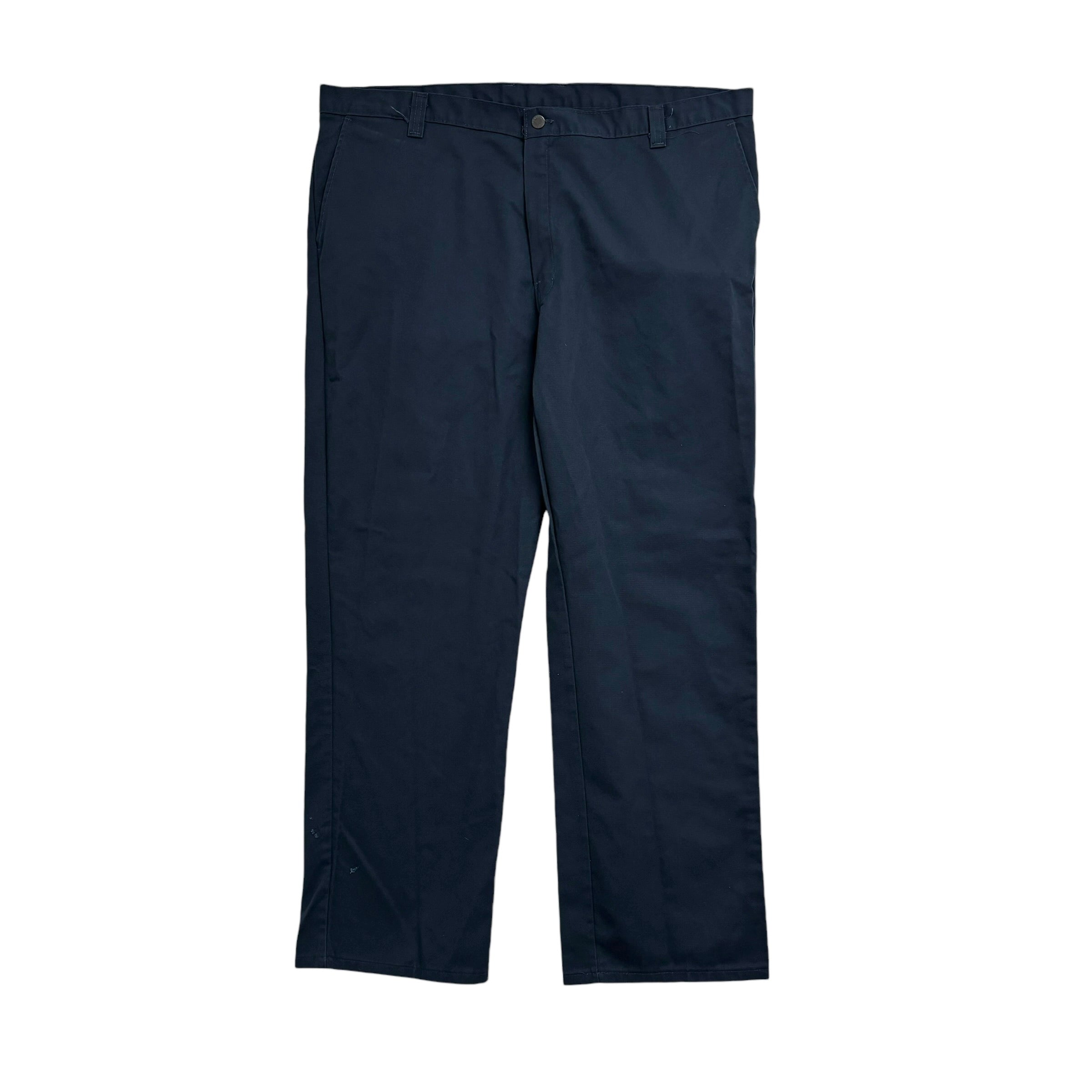 Dickies Trousers W44 L32 Mens Navy Blue Pants Relaxed Straight Fit Workwear