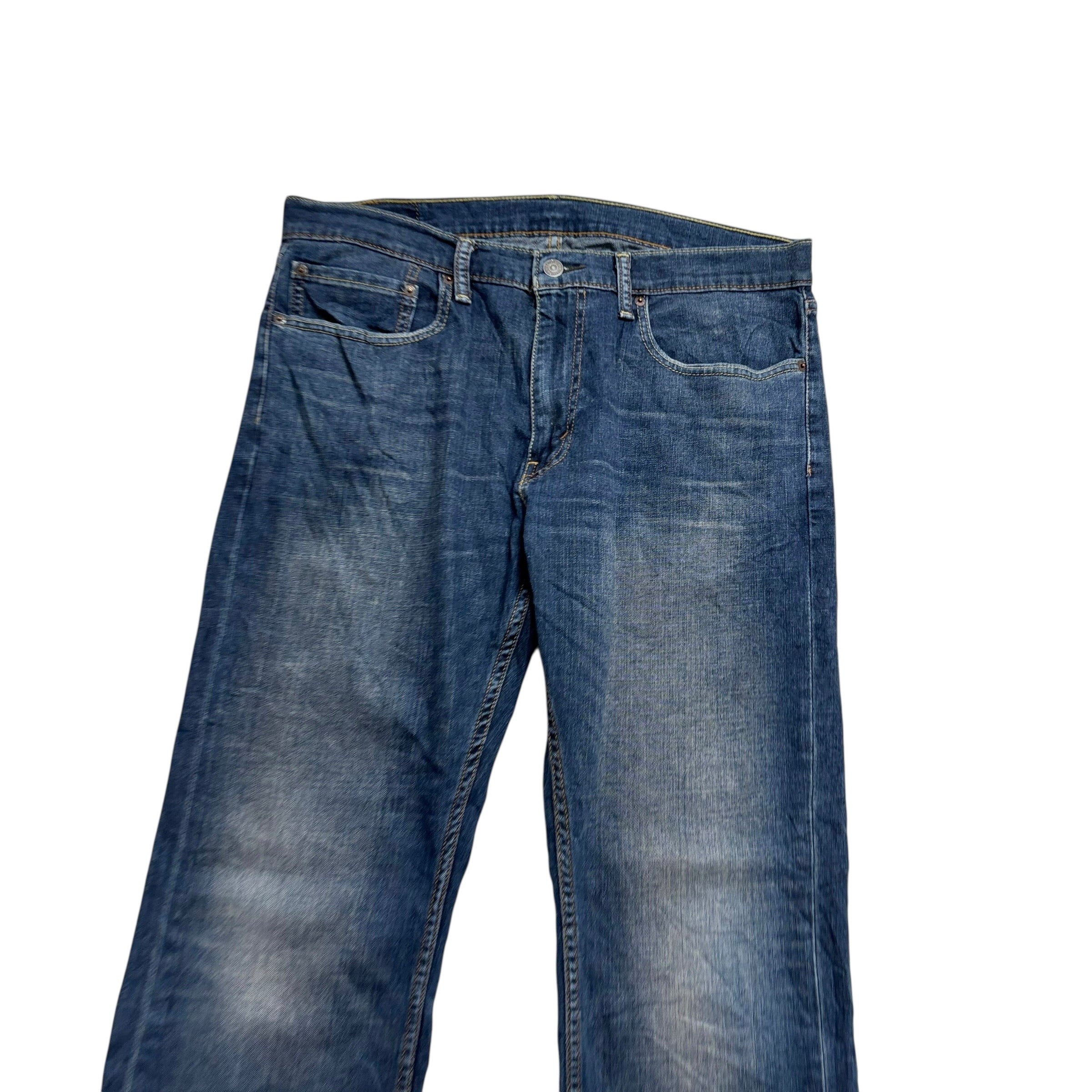 Levis 559 Jeans W34 L30 Mens Dark Blue Baggy Relaxed Straight Stretch Denim (E)