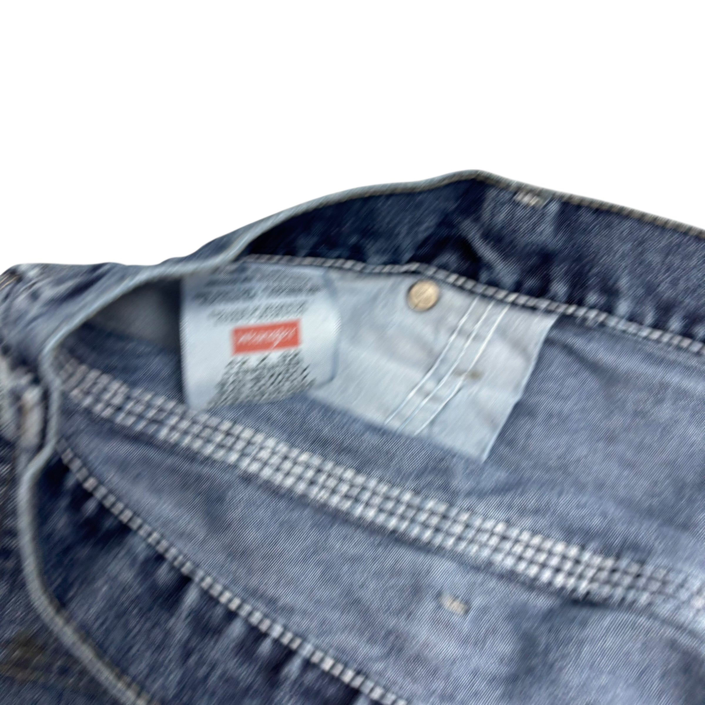 Wrangler Carpenter Jeans W42 L32 Mens Mid Blue Relaxed Fit Baggy Denim