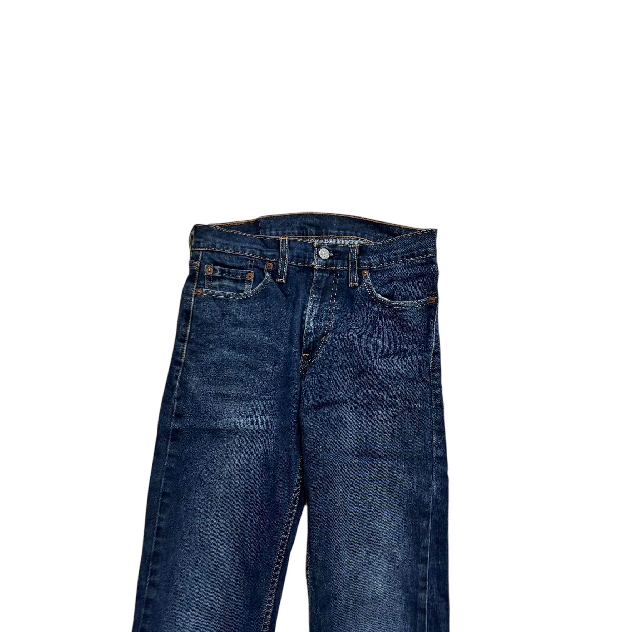 Levis 510 Jeans W28 L30 Mens Dark Blue Skinny Fit Stretch Denim (E)