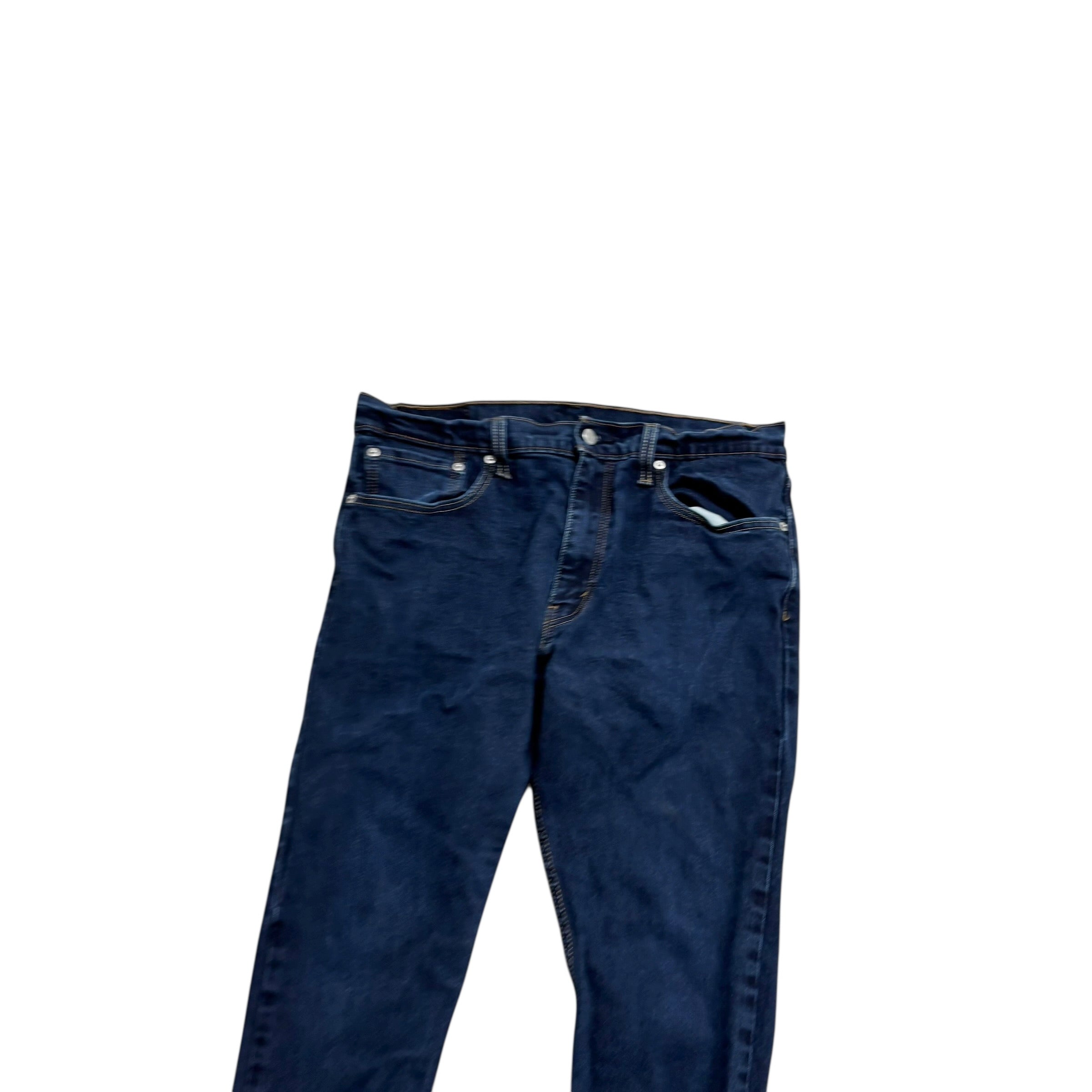 Levis 512 Jeans W34 L28 Mens Dark Blue Slim Tapered Fit Stretch Denim