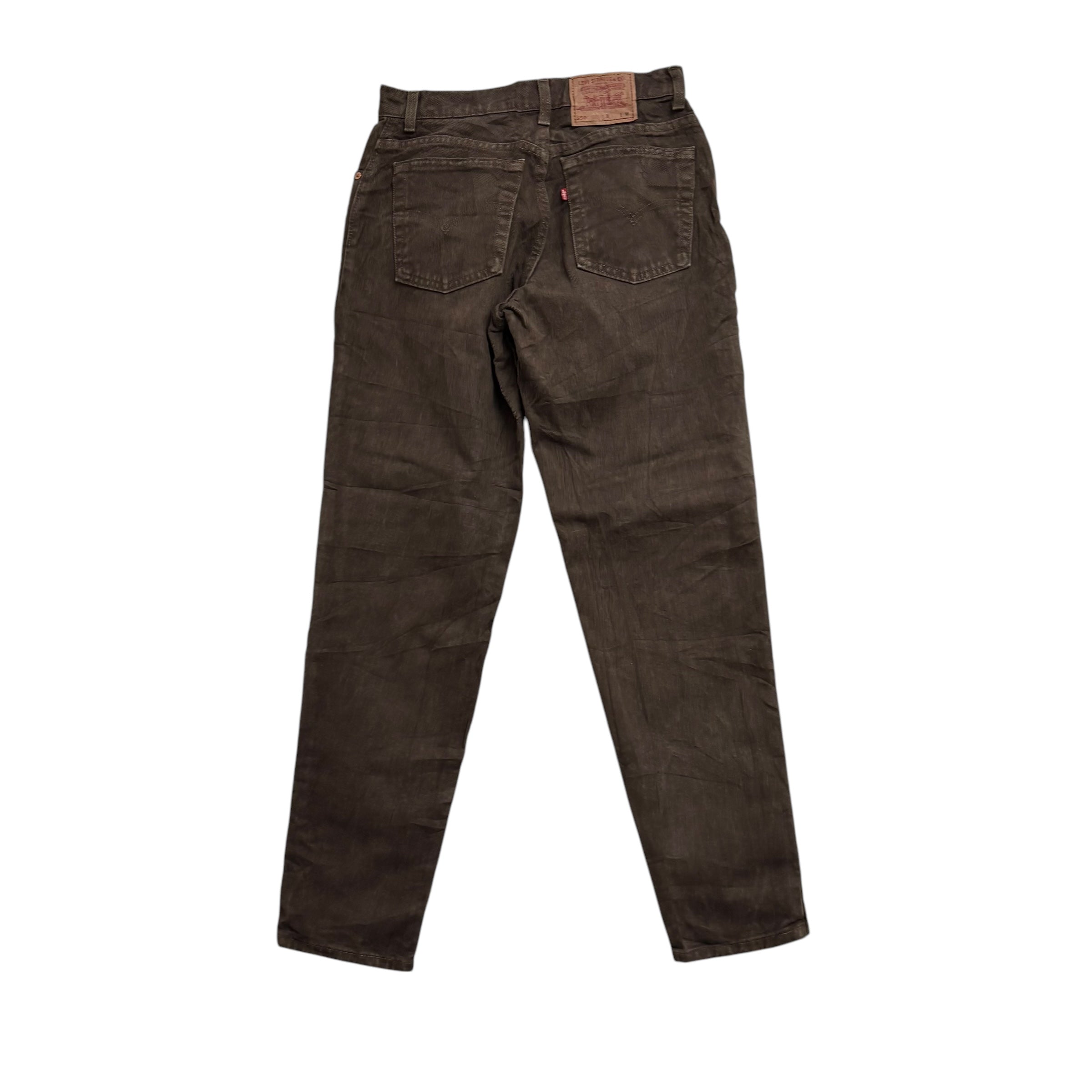 Levis 550 Jeans W30 L32 Womens Brown Relaxed Taper USA Made Vintage (E)