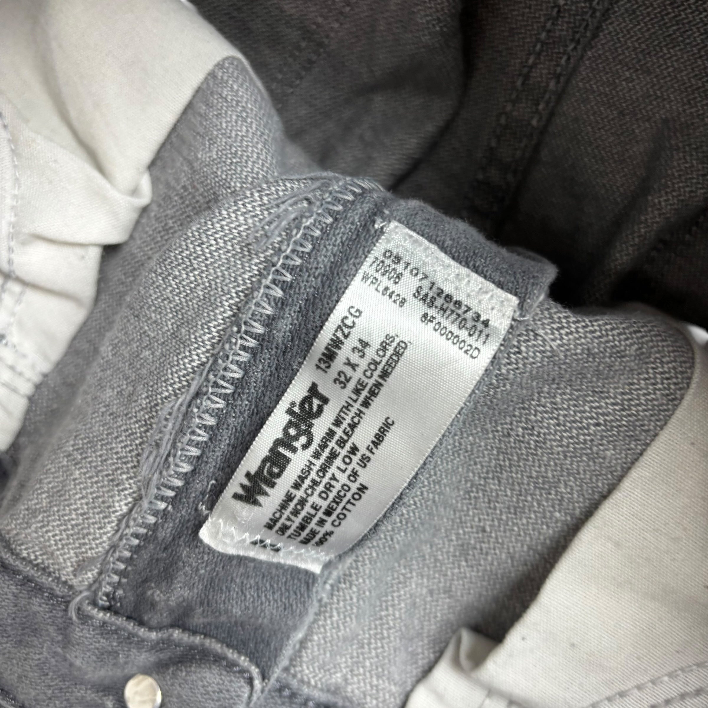 Wrangler Jeans Cowboy Cut W31 L34 Mens Grey 936 Slim Fit Denim (F)