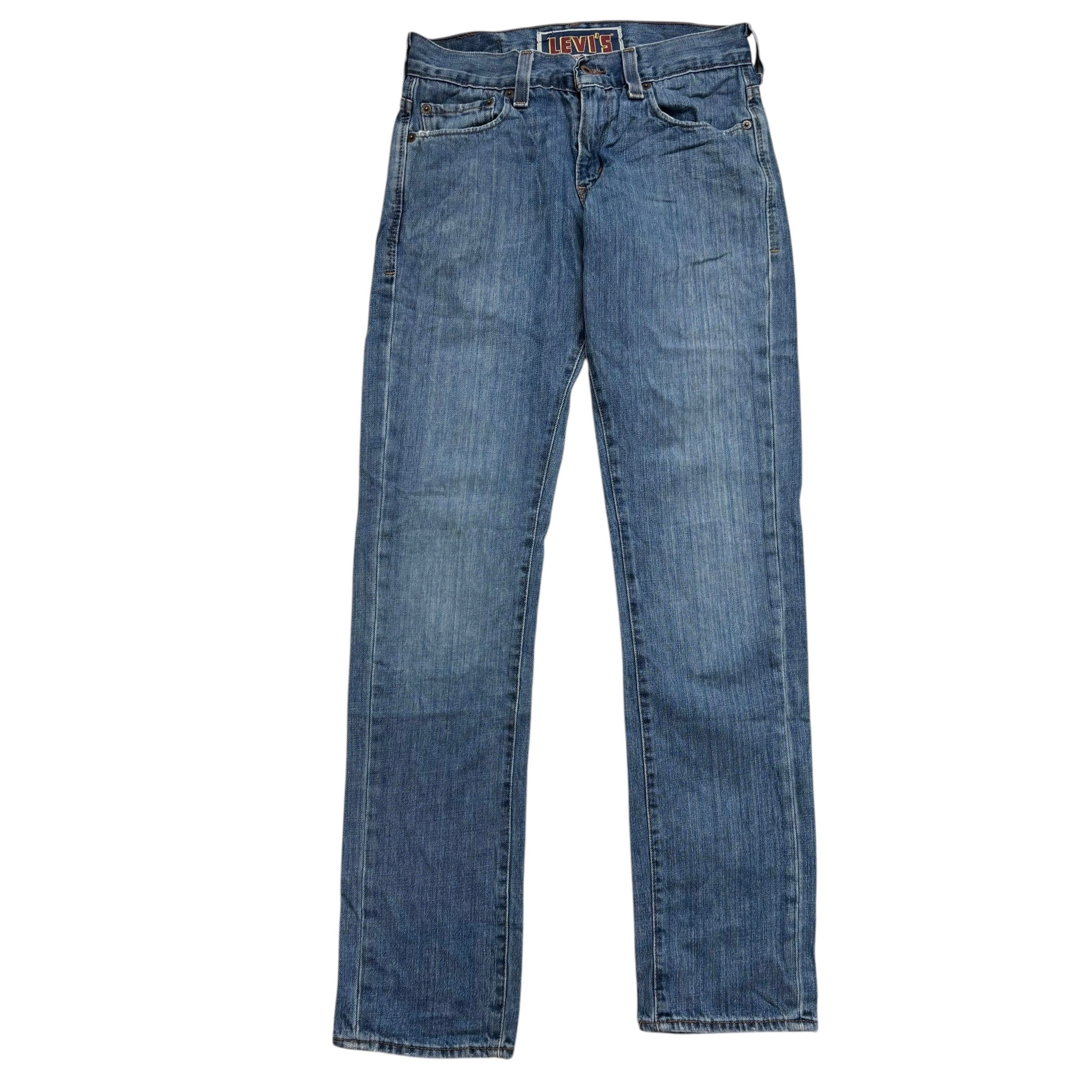 Levis 511 Jeans W30 L34 Mens Mid Blue Slim Fit Vintage Denim