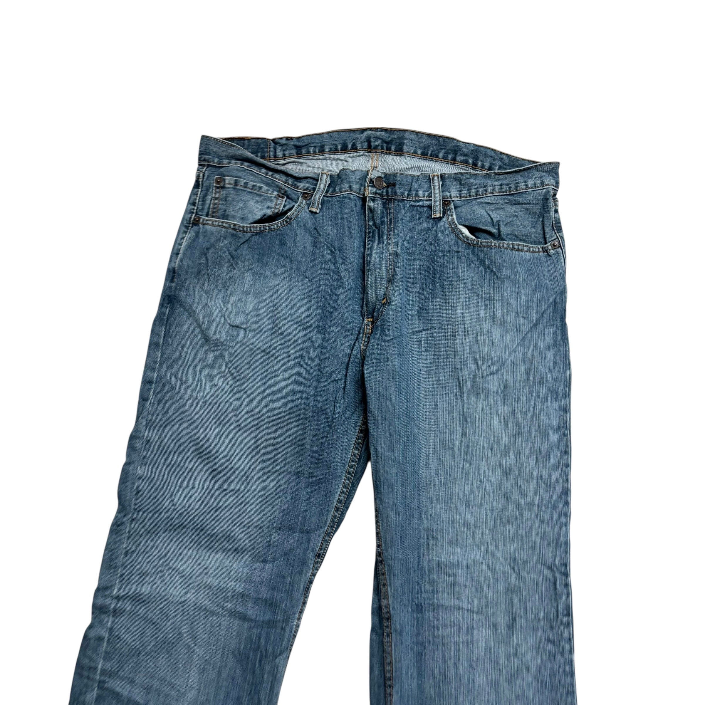 Levis 559 Jeans W38 L32 Mens Blue Baggy Relaxed Straight Fit Denim