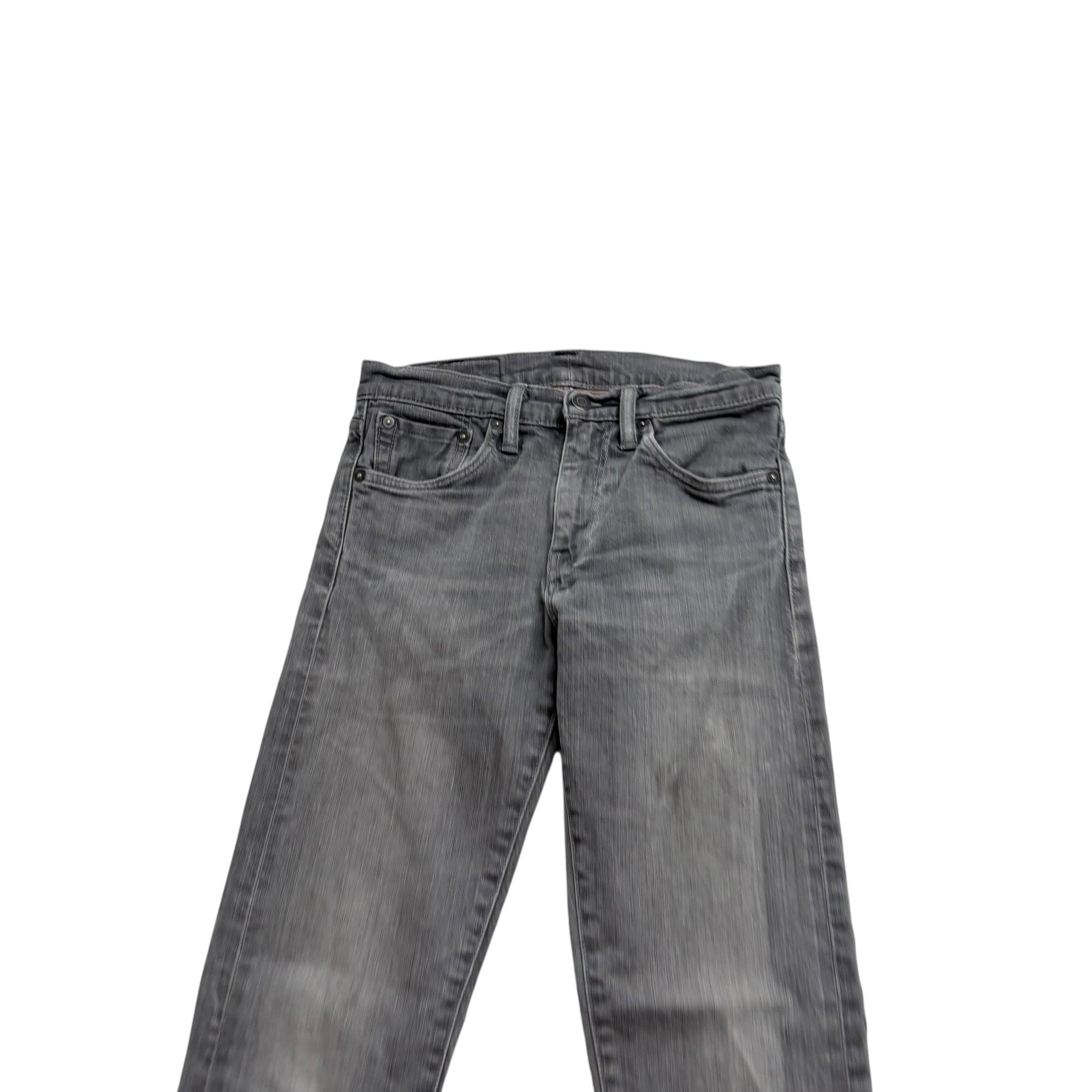 Levis 511 Jeans W28 L33 Mens Grey Slim Fit Stretch Denim