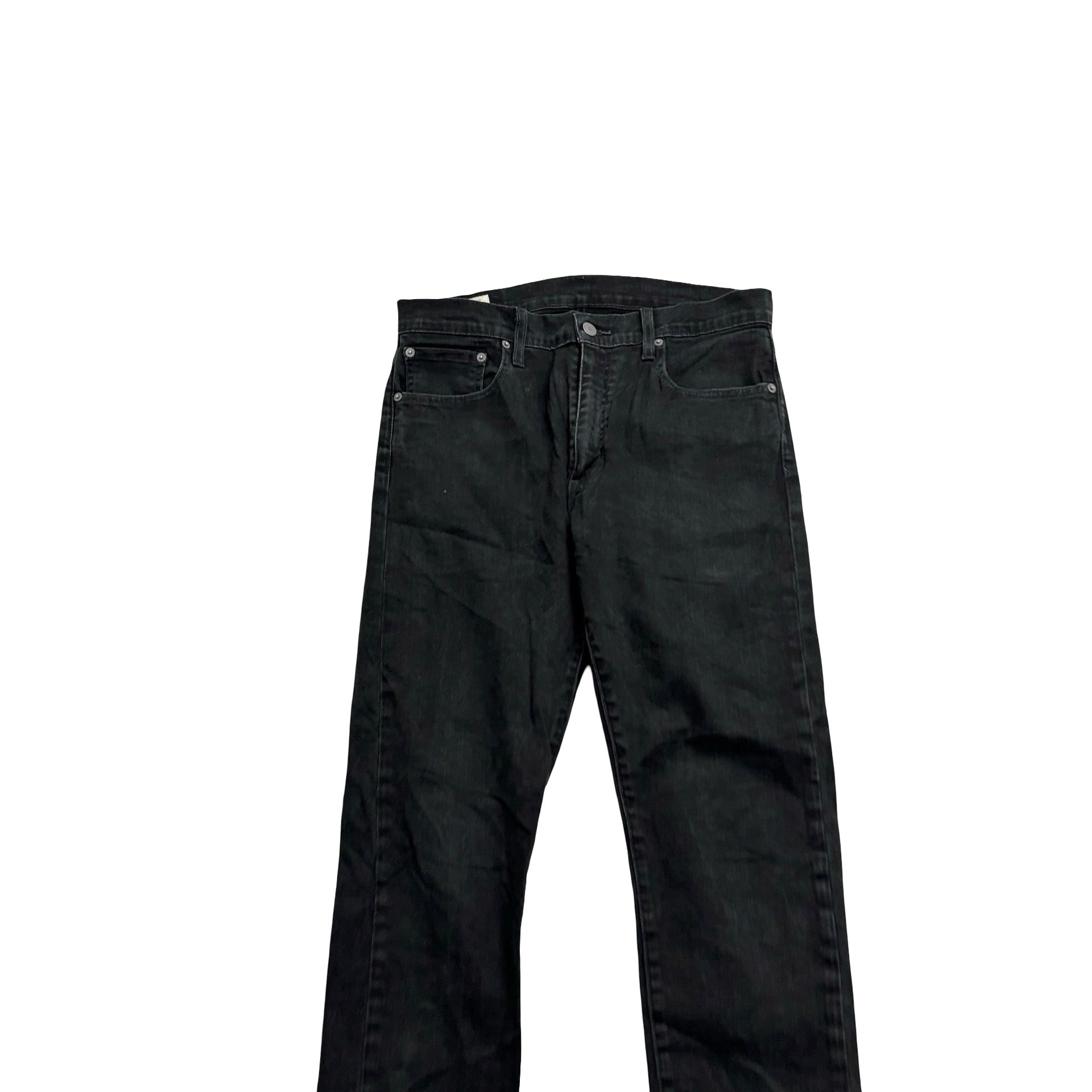 Levis 512 Jeans W31 L32 Mens Black Slim Tapered Fit Stretch Denim