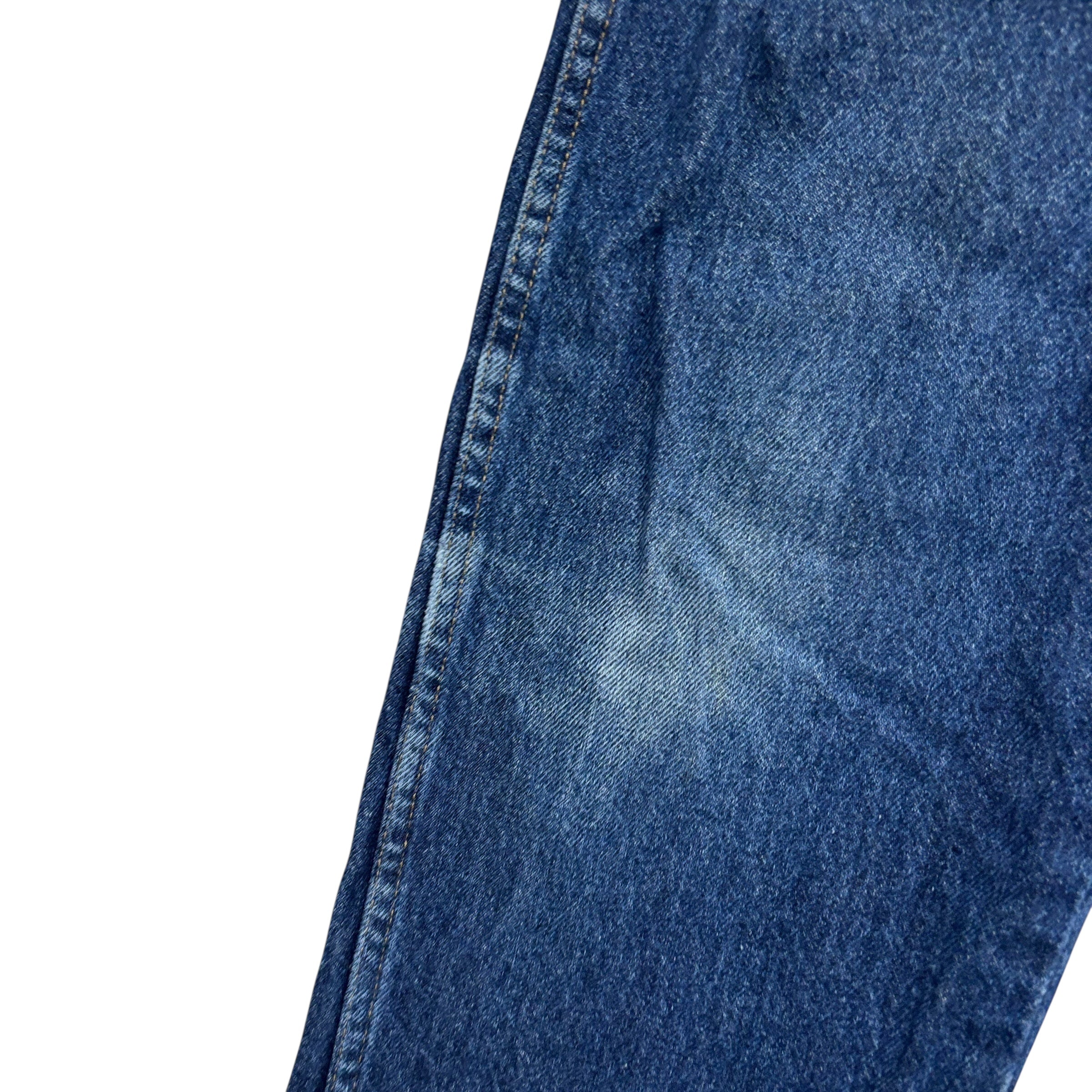 Wrangler Jeans W34 L30 Mens Dark Blue Regular Straight Fit Vintage USA Made