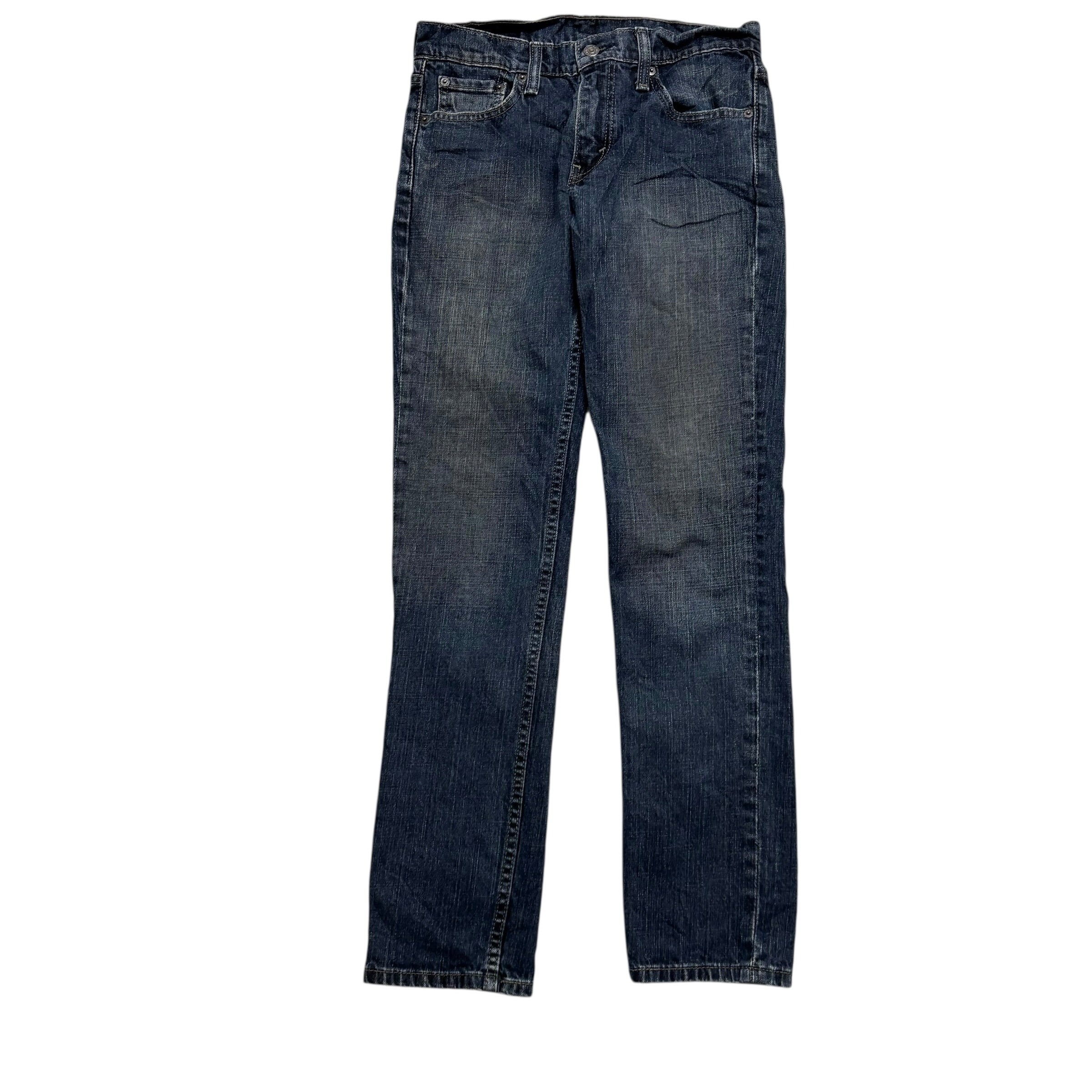 Levis 511 Jeans W30 L32 Mens Dark Blue Slim Fit Stretch Denim (E)