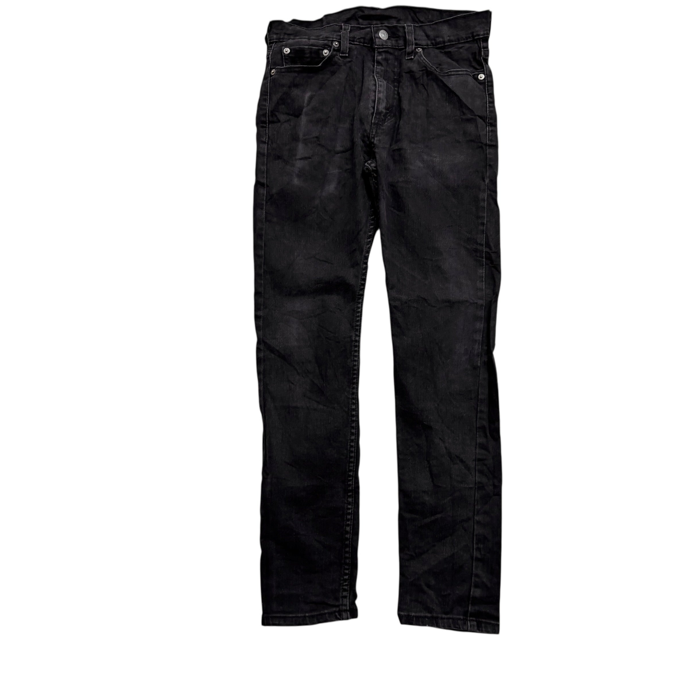 Levis 510 Jeans W30 L28 Mens Black Skinny Fit Stretch Denim