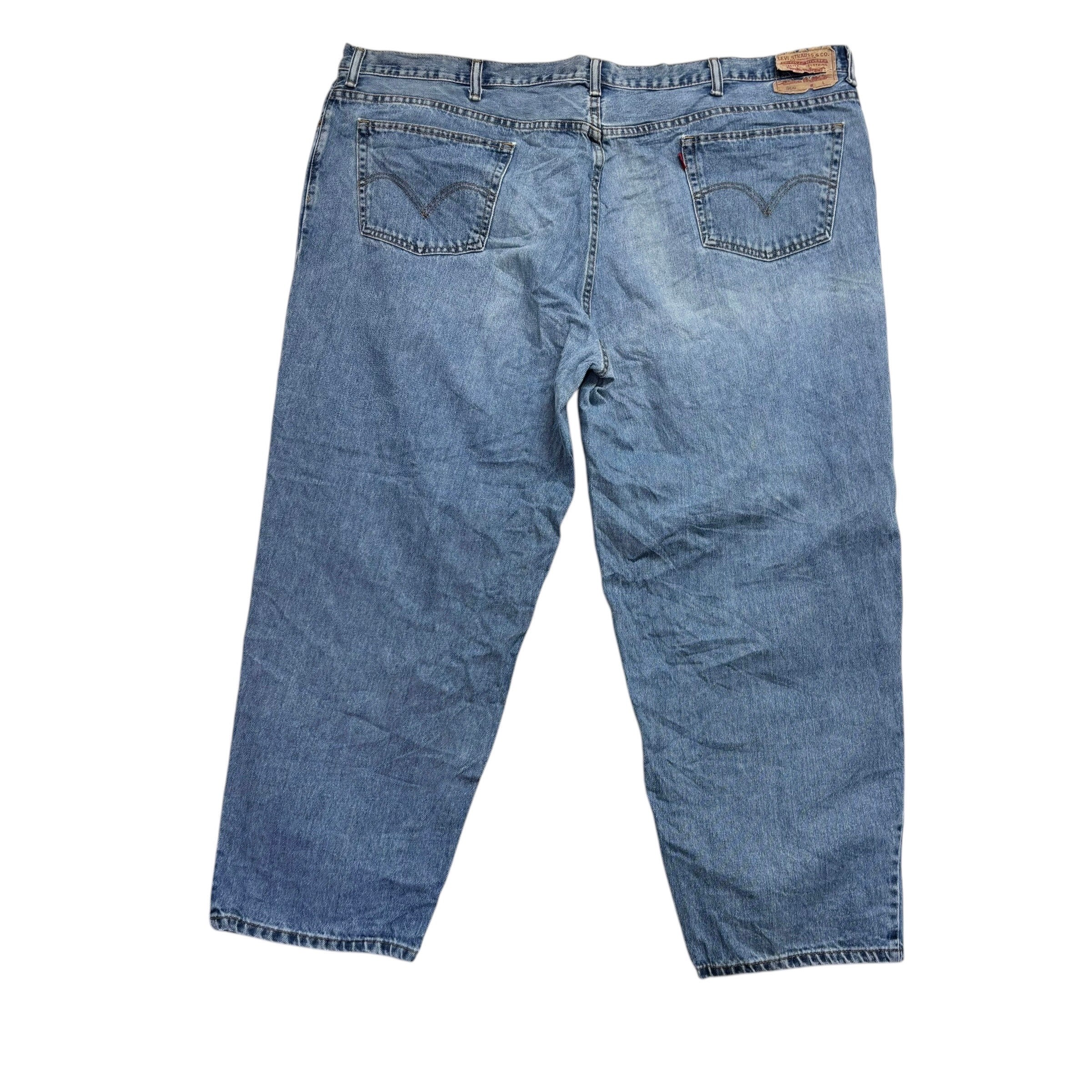 Levis 560 Jeans W50 L30 Mens Light Blue Baggy Relaxed Comfort Fit Vintage Denim