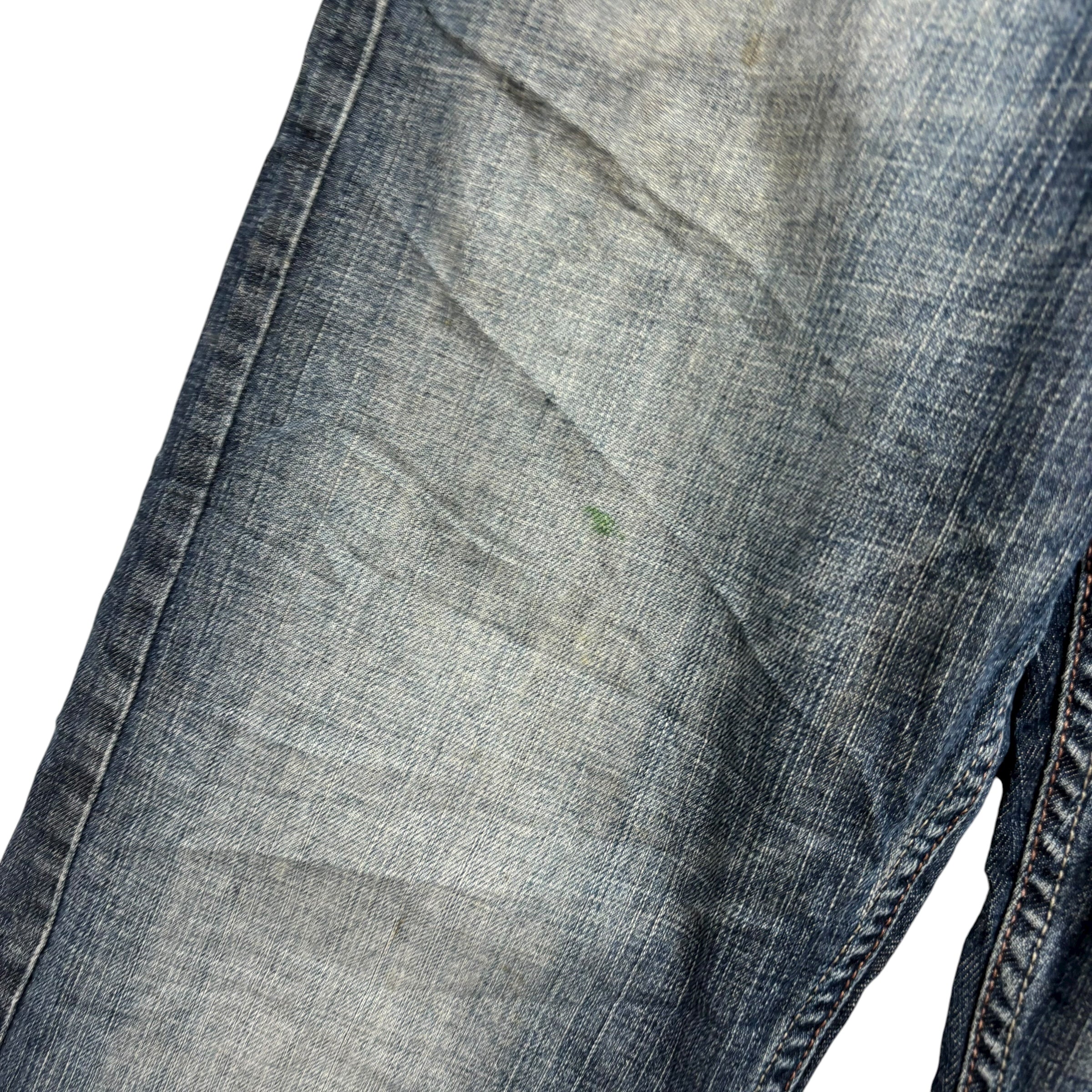 Levis 569 Jeans W30 L30 Mens Dark Blue Baggy Relaxed Straight Vintage Denim (F)