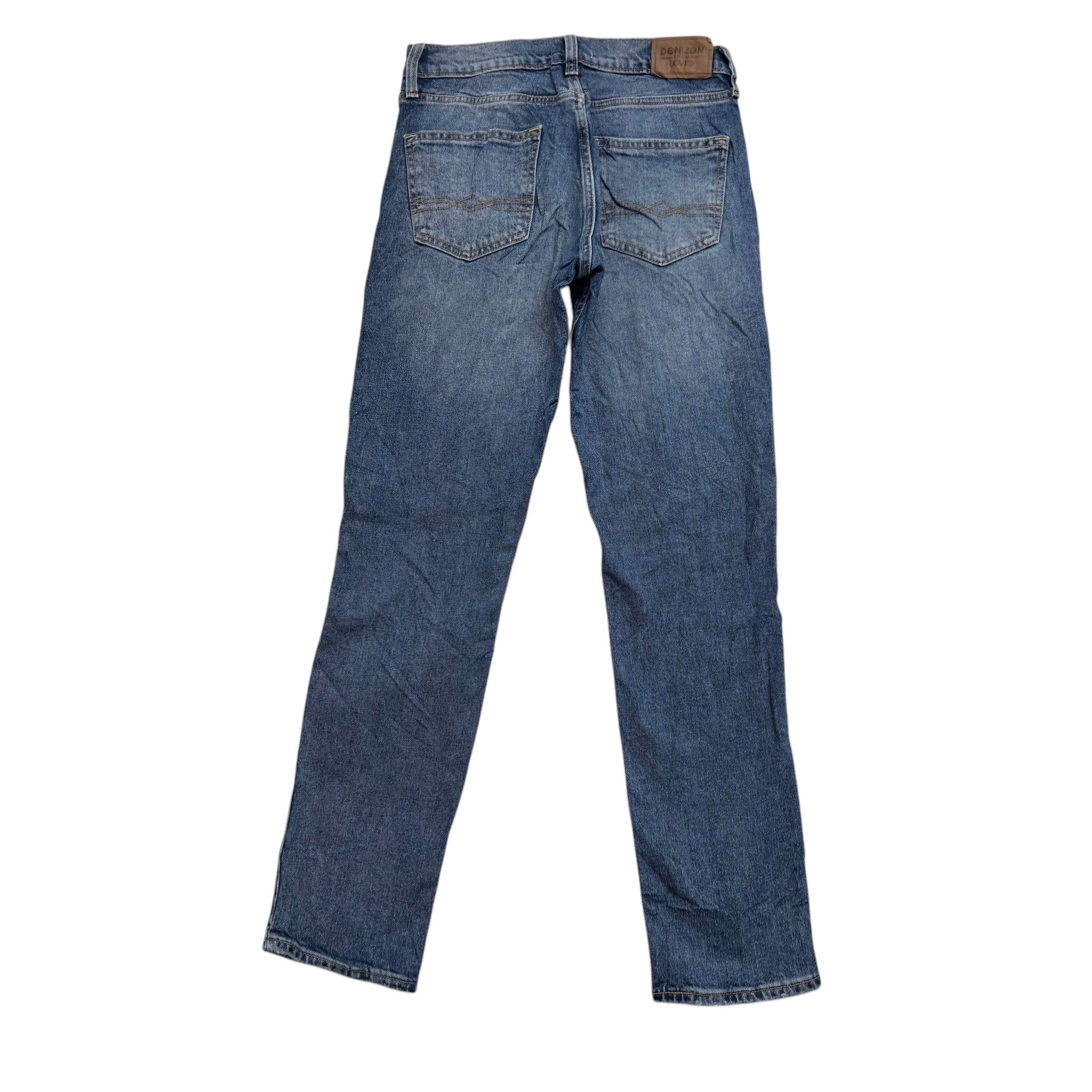 Levis Denizen Jeans W28 L30 Mens Mid Blue Slim Fit Stretch Denim (E)