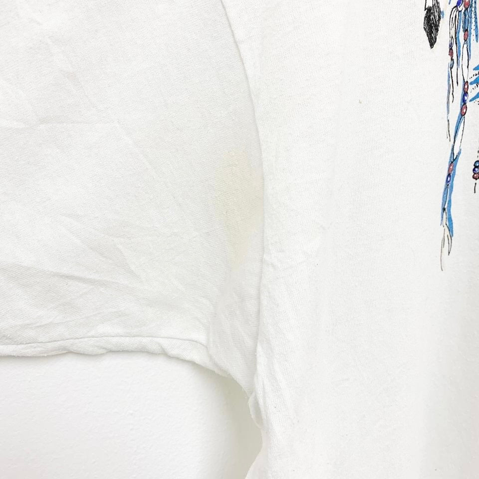 Vintage White Single Stitch 90s Graphic T Shirt X-Large