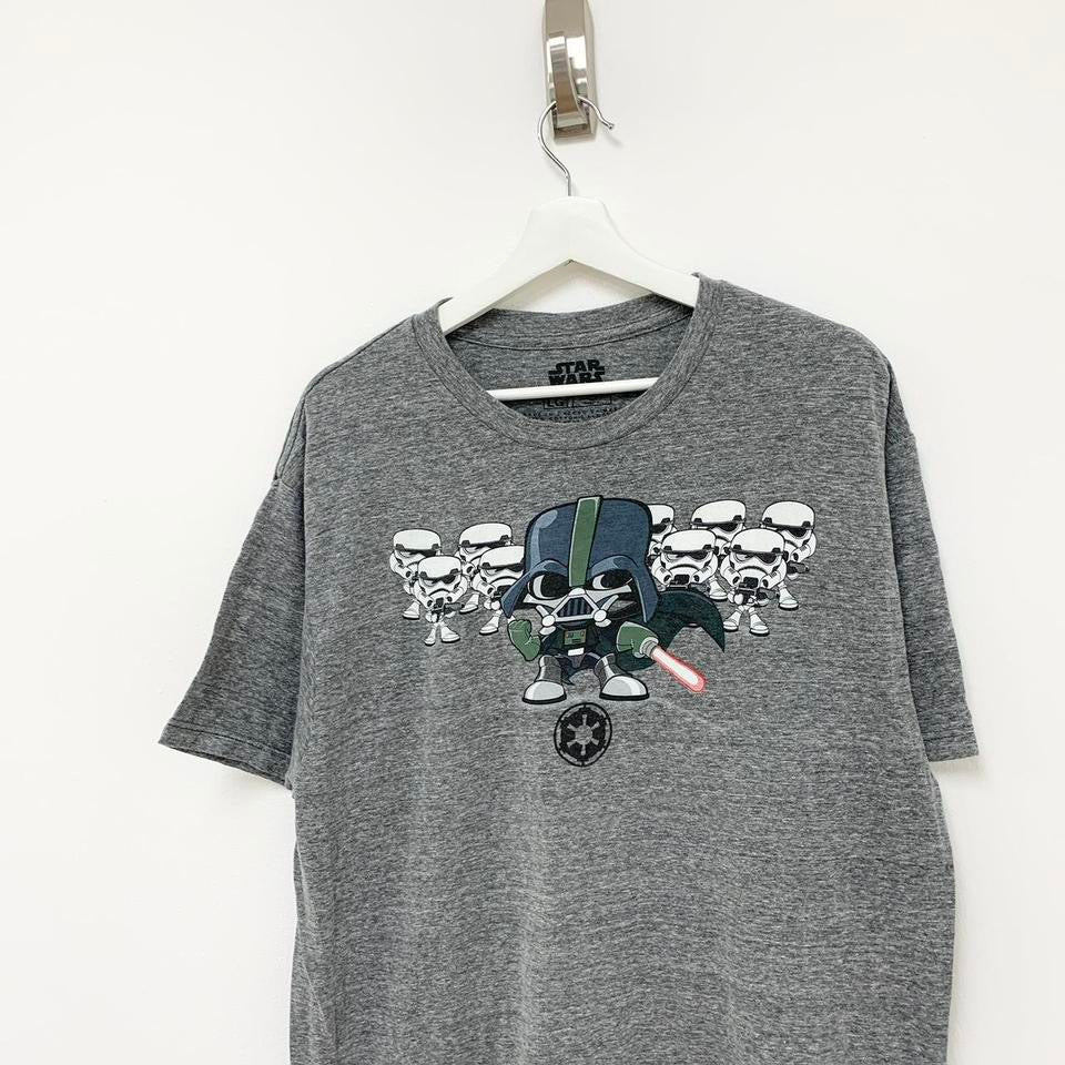 Grey Star Wars T Shirt Large