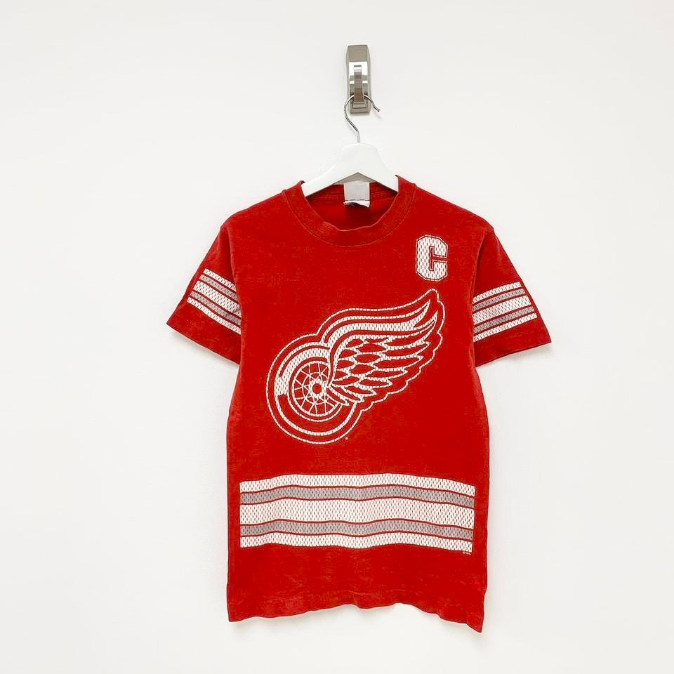 Vintage Single Stitch 90s NHL Red Wings T Shirt XS