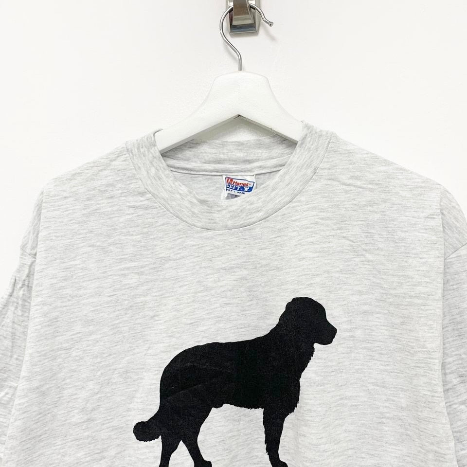 Vintage Single Stitch 90s Dog Graphic T Shirt Medium