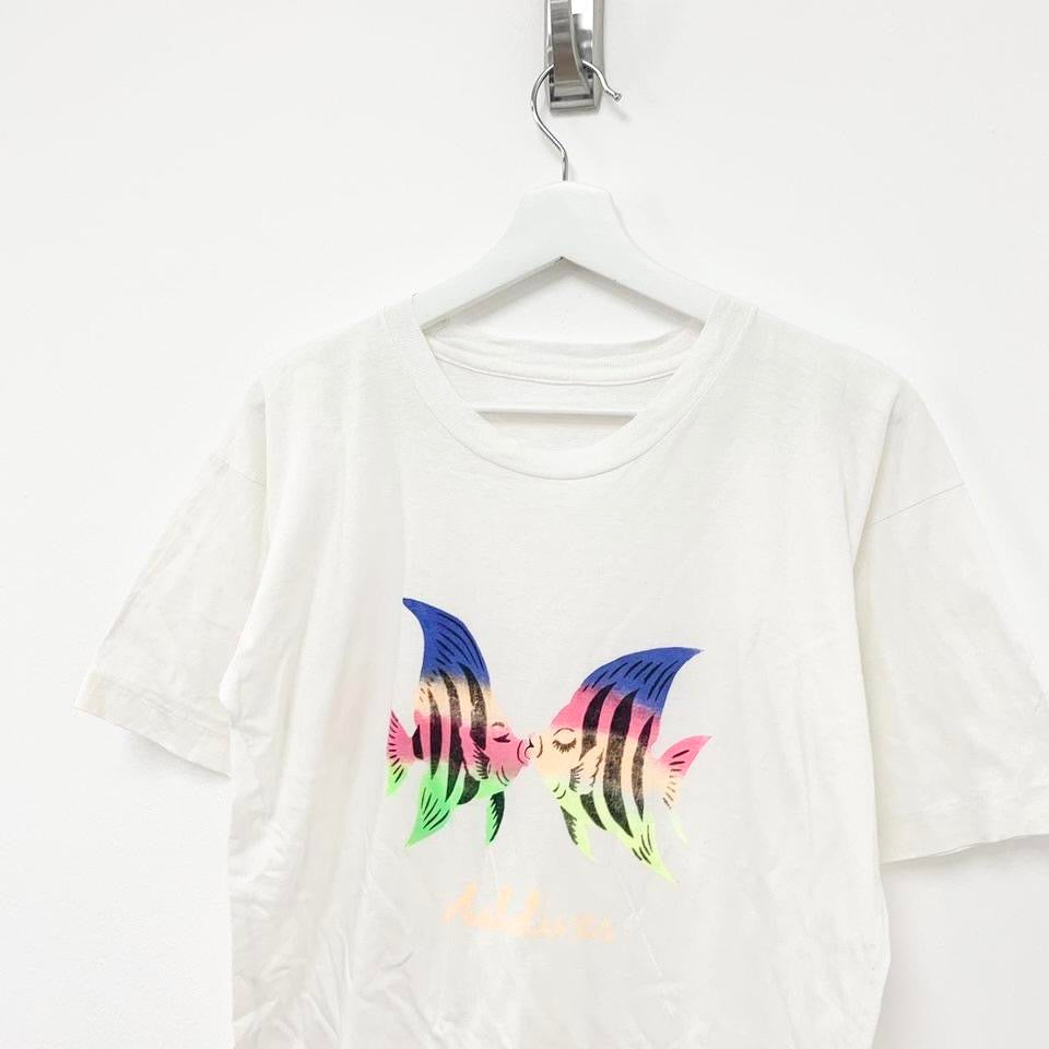 Vintage Single Stitch White T Shirt Small